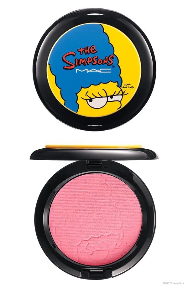 mac simpsons powder blush pink sprinkles Shop The Simpsons x MAC Cosmetics Makeup Line