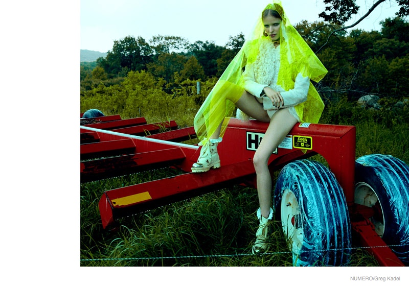 alisa ahmann model05 Alisa Ahmann Models Eccentric Style for Numero by Greg Kadel
