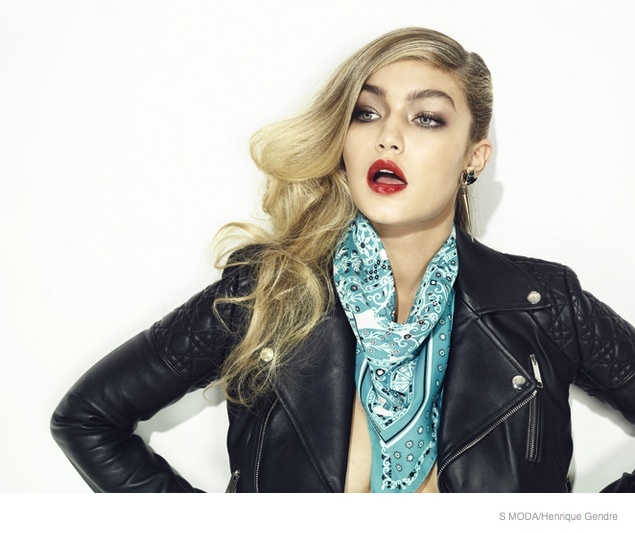 gigi hadid s moda 2014 shoot08 Gigi Hadid Goes Western Glam for S Moda Cover Shoot