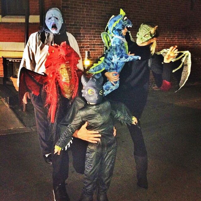 Gisele Bundchen and her family were dragons