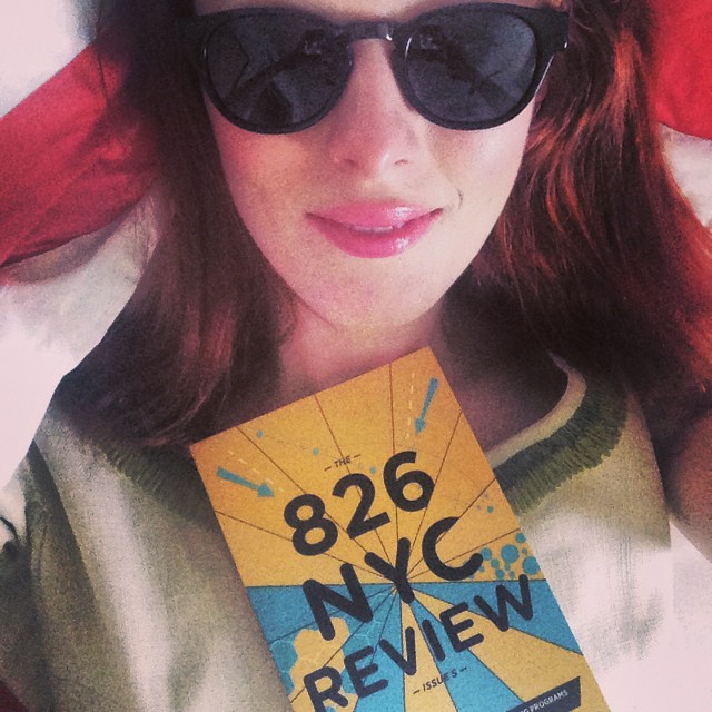 Karen Elson with 826 NYC 