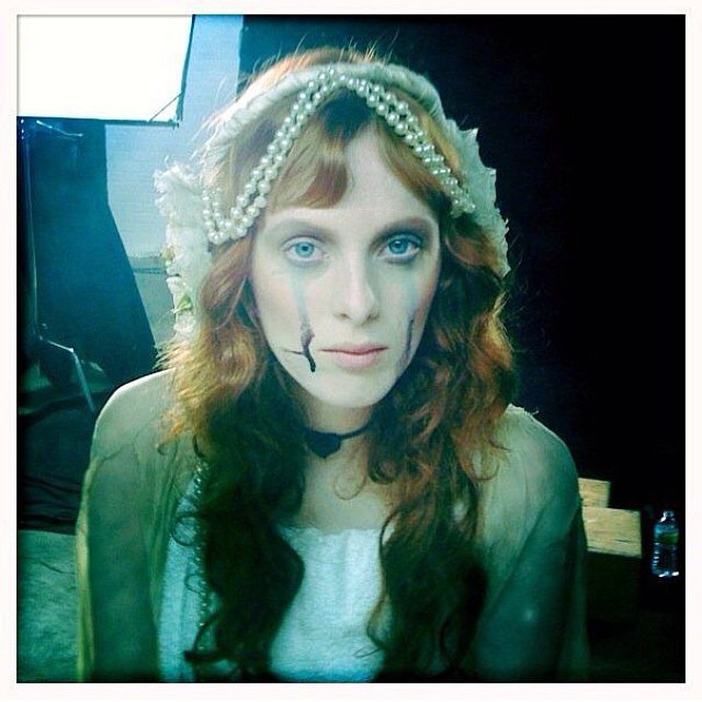 Karen Elson looks like a spooky bride