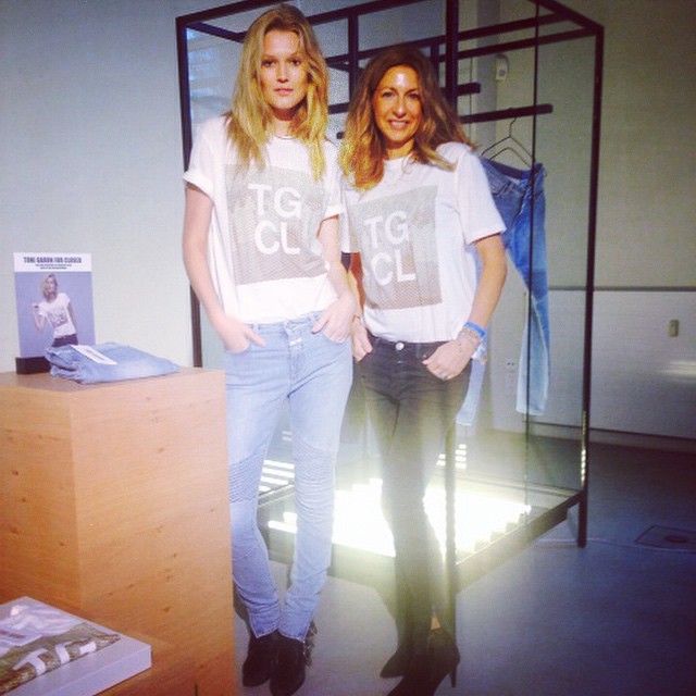 Toni Garrn shares Closed t-shirt collaboration