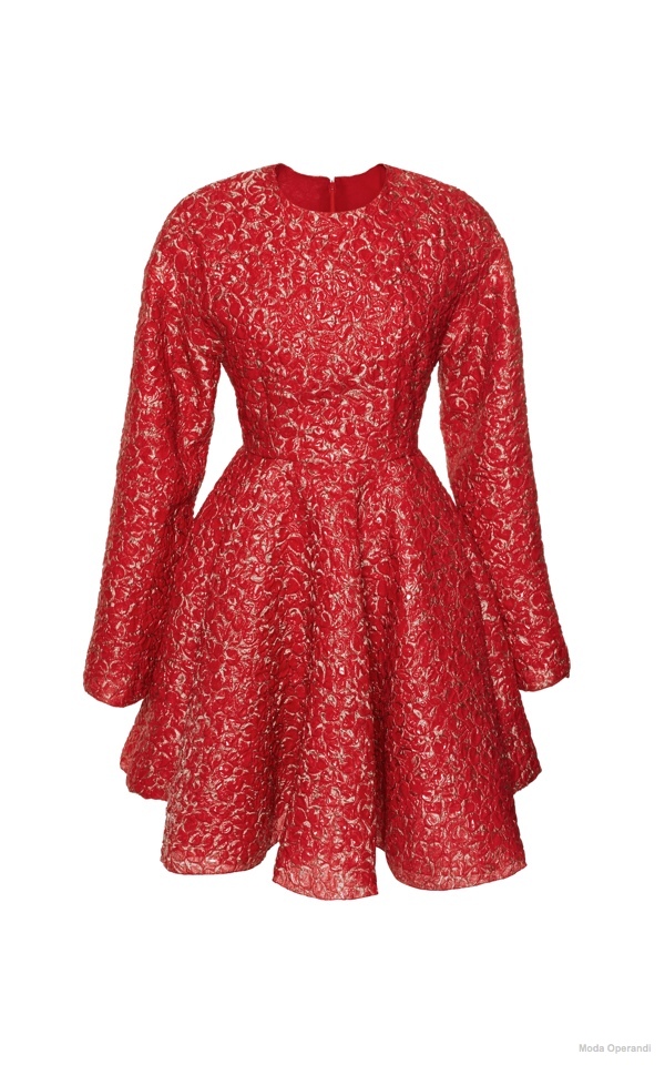 giambattista-valli-a-line-cloque-dress-red3
