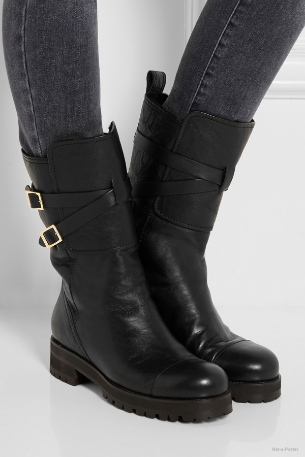 ugg shearling lined leather boots
