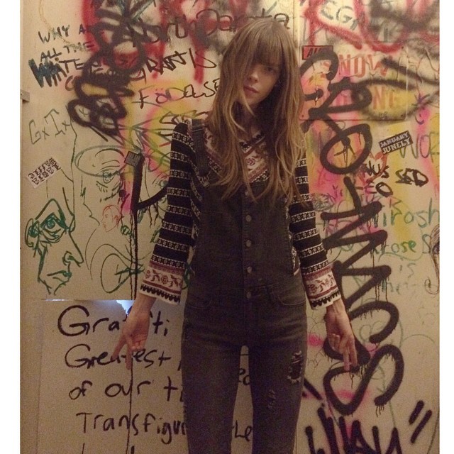 Meghan Collison takes an artistic image