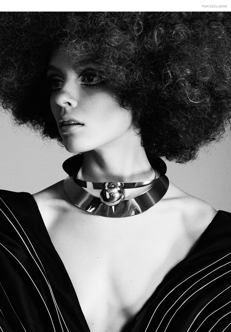(On Ira) Laruicci Necklace, Leka Bodysuit, Syd + Pia Rings 