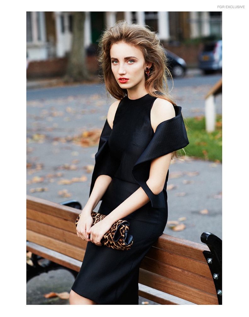  Christopher Kane Dress from Net-a-Porter, Jimmy Choo Clutch, Bulter and Wilson Earrings