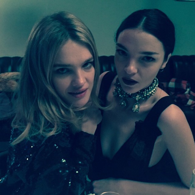 Top models Natalia Vodianova and Mariacarla Boscono pose in image by Mert Alas
