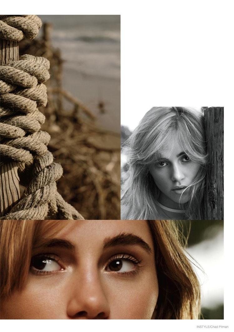 A juxtaposition of images show off Suki's beauty.