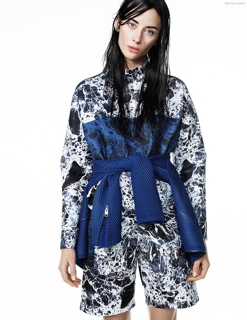 Shorts and Top Junkyard XX­XY, Jacket (worn around waist) Diesel