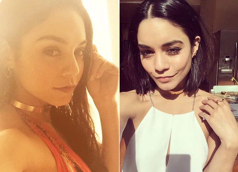Vanessa Hudgens chopped her locks into a short bob. Photo: Instagram