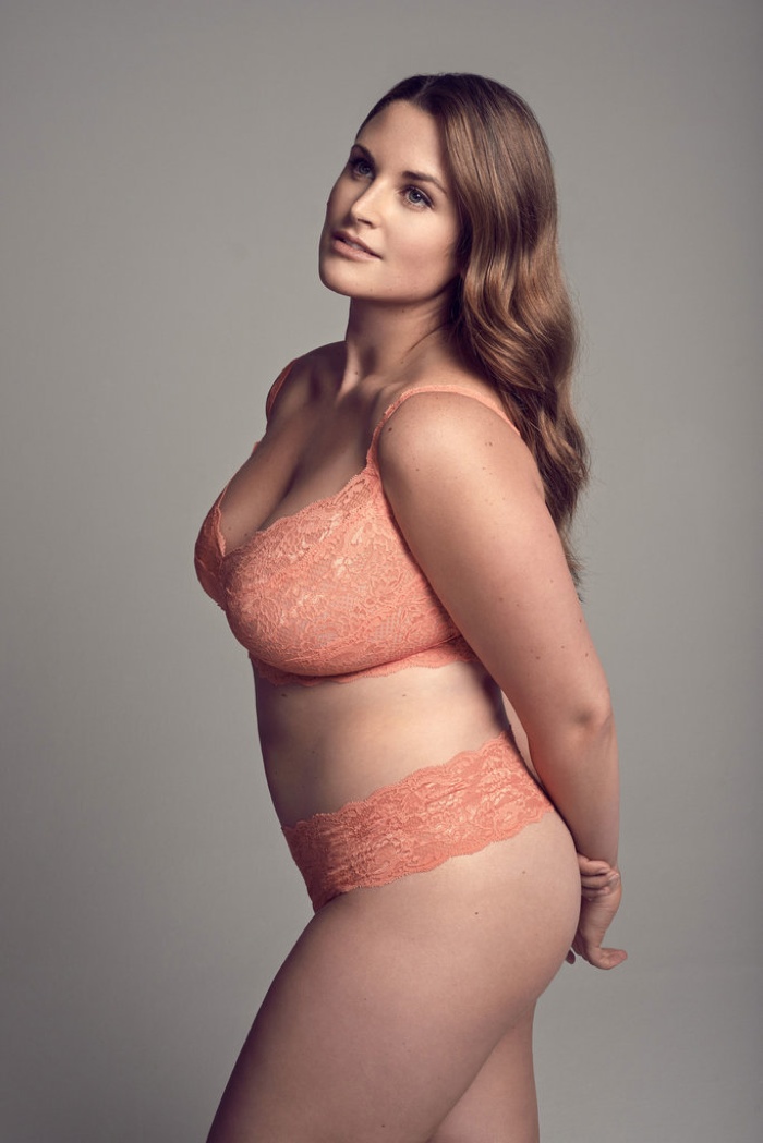 Emily Nolan Models Cosabella's New Plus Size Lingerie