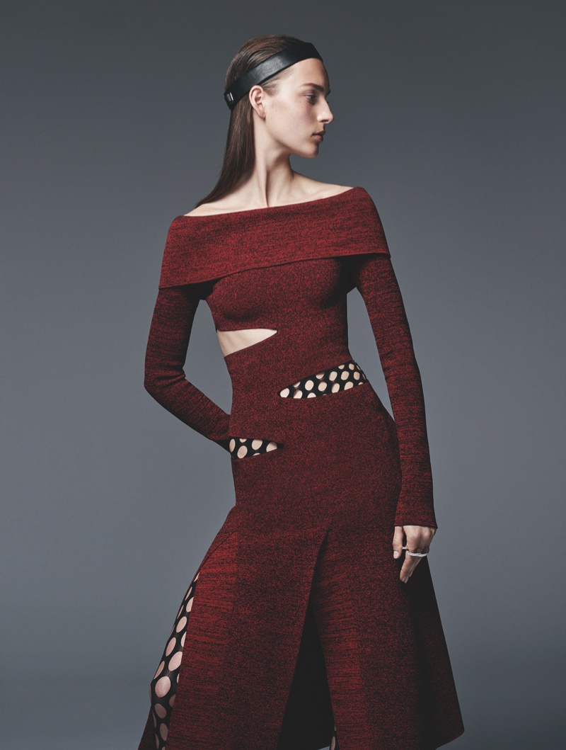 Julia Bergshoeff in Proenza Schouler  