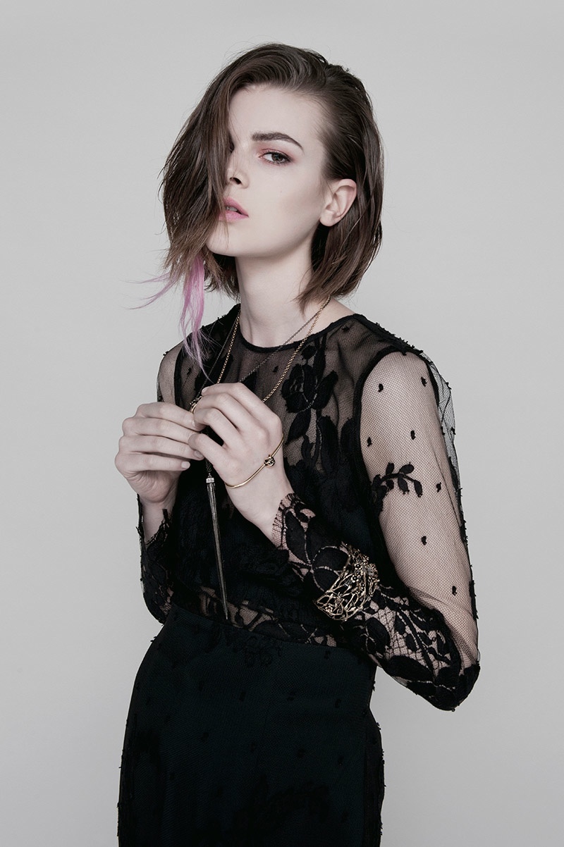 The collection of jewelry is inspired by the tale of Proserpina