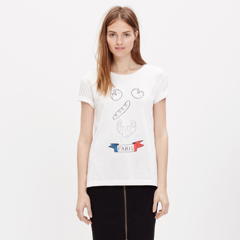 Madewell & Deer Dana Paris Tee available for $60.00