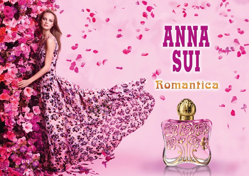 Ine Neefs stars in Anna Sui Romantica fragrance campaign