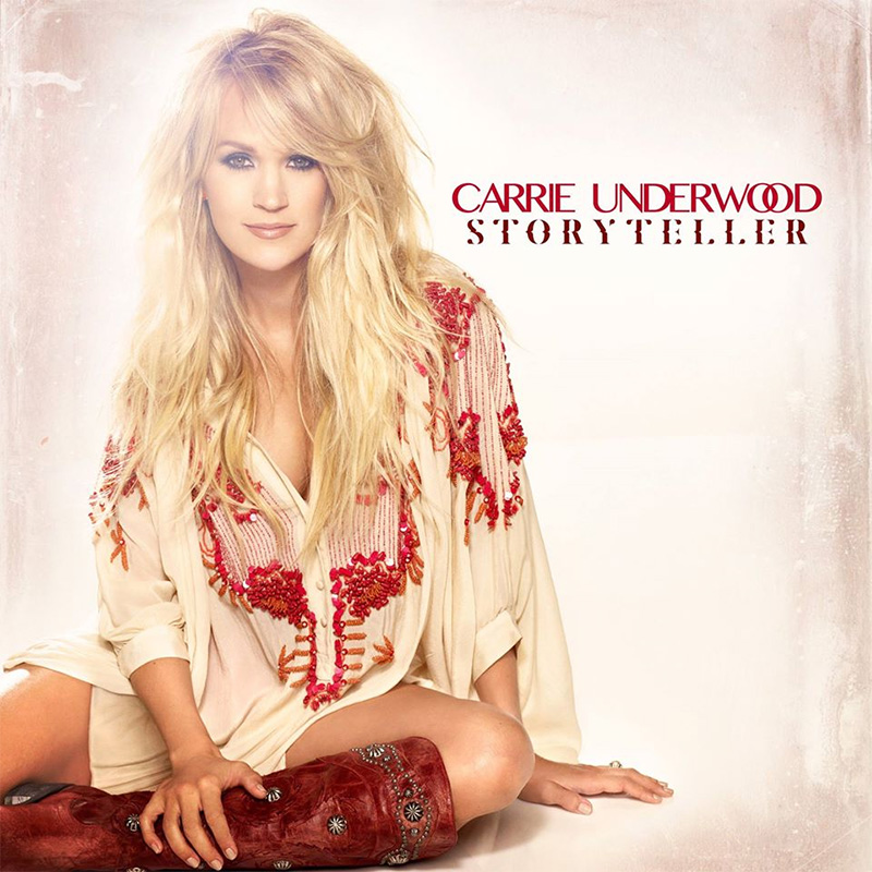 carrie Underwood on Storytell album cover artwork