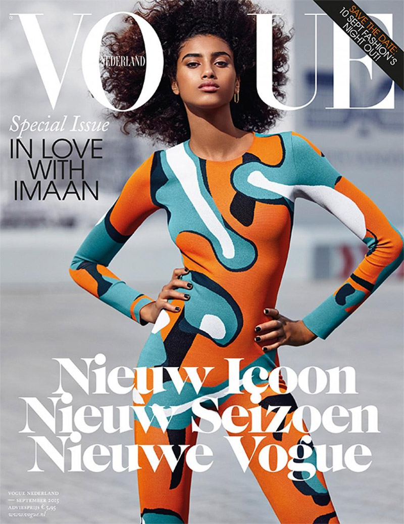 Imaan Hammam On Vogue Netherlands September 2015 Cover
