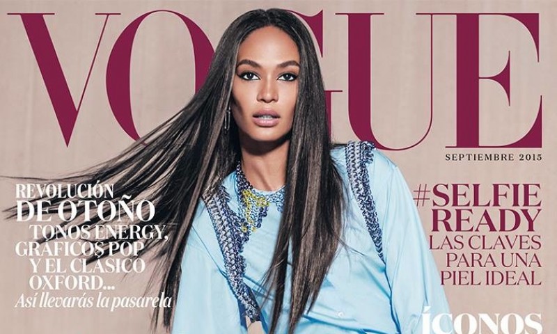 Back To Fall: Joan Smalls by Russell James for Vogue 