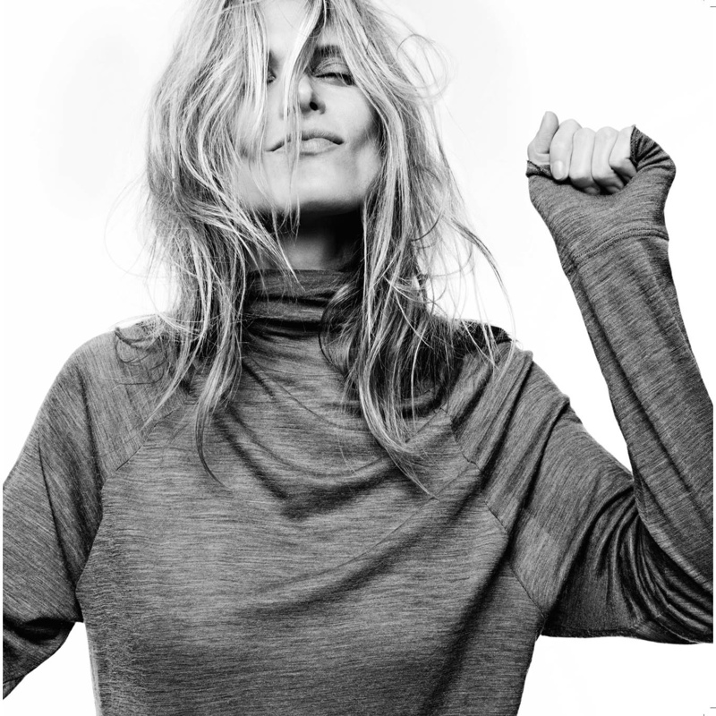 Malgosia in Slouch polo top