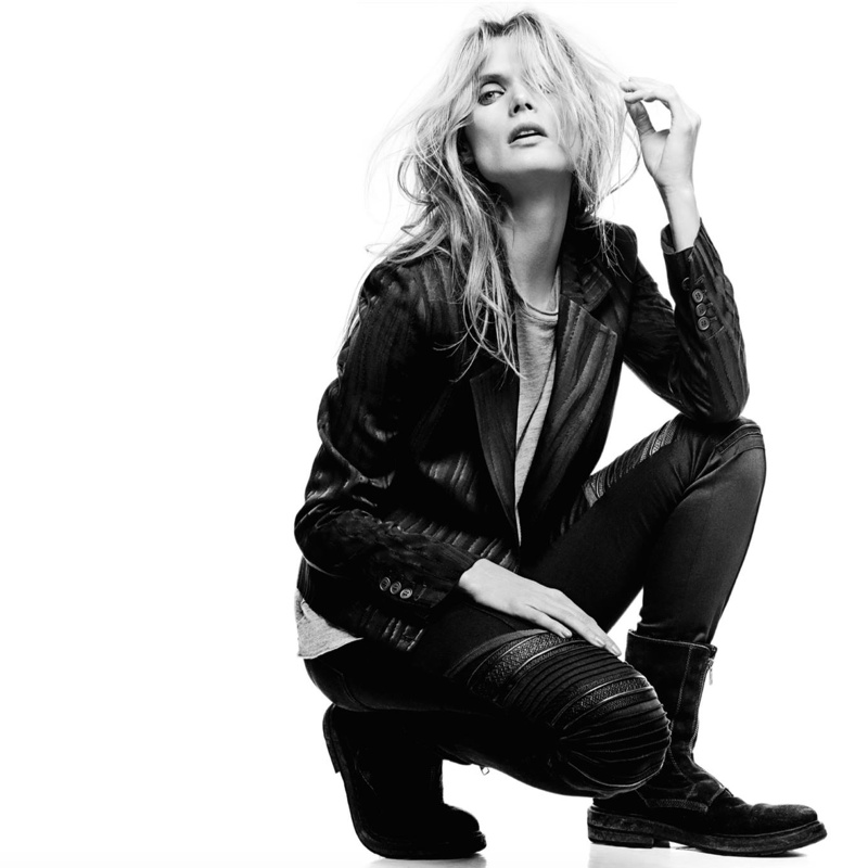 Jacket and denim pants from Superfine