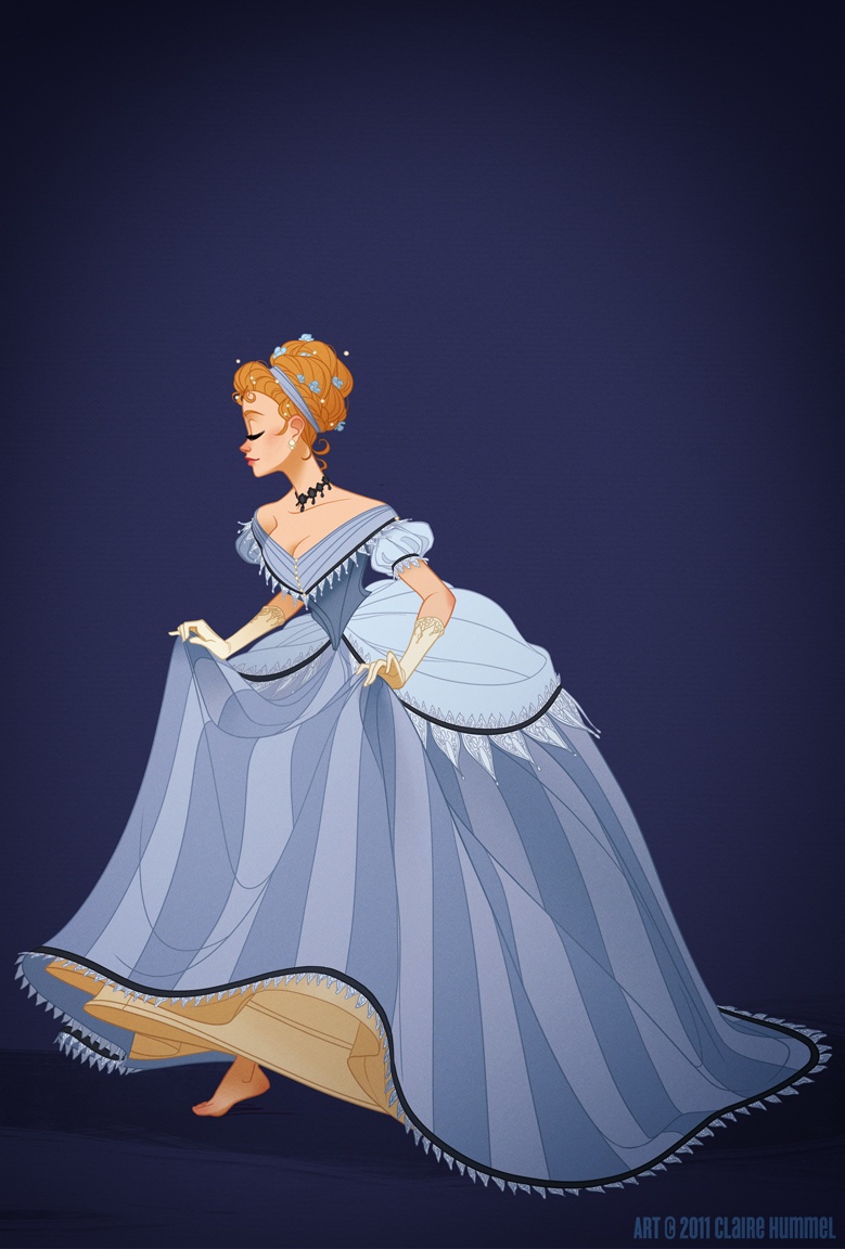 Artist Draws Historically Accurate Disney Princess Dresses
