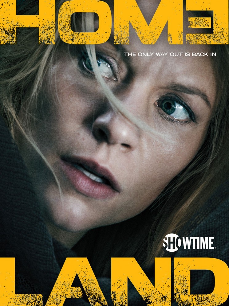 Claire Danes stars in Homeland season 5 promotional artwork including this poster. The fifth season of Homeland premieres on October 4.
