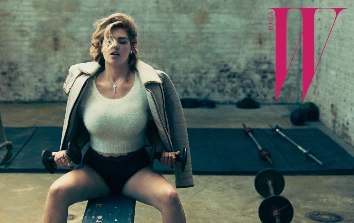 Kate Upton W Korea Workout October 2015 Cover Shoot