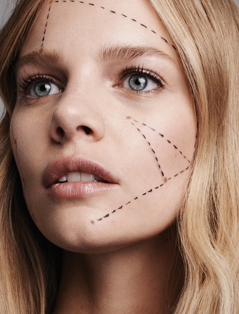 Marloes stuns in this closeup shot