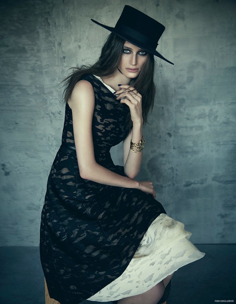 Carla Zampatti Dresses in Cream and Black (Layered), Aurelie Bidermann Necklace from Chrstine