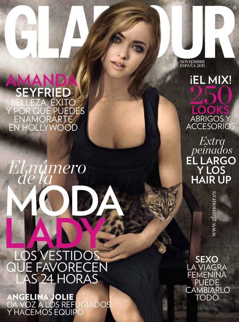 Amanda Seyfried on Glamour Spain November 2015 cover