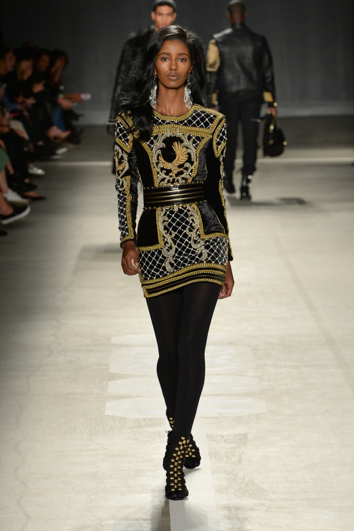balmain hm dress