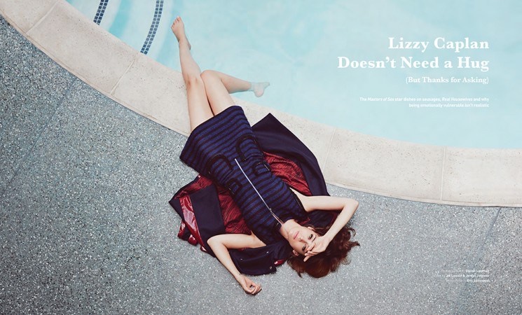 Lizzy Caplan stars in Malibu Magazine feature