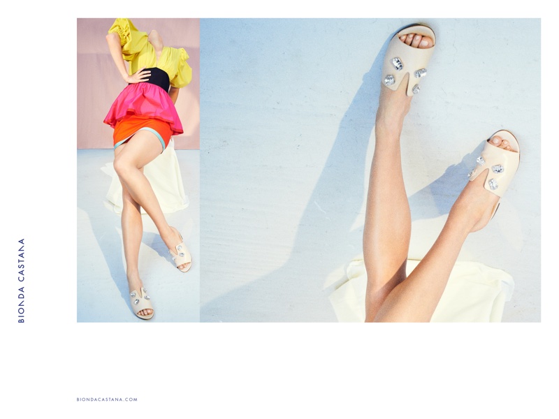 Bionda Castana 'Paulette' Sandal in Blush