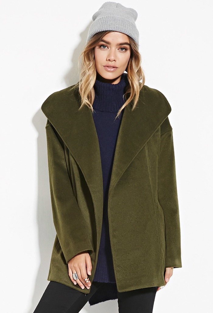 Faux Fur Trimmed Parka Forever 21 2000217387 Gallery
