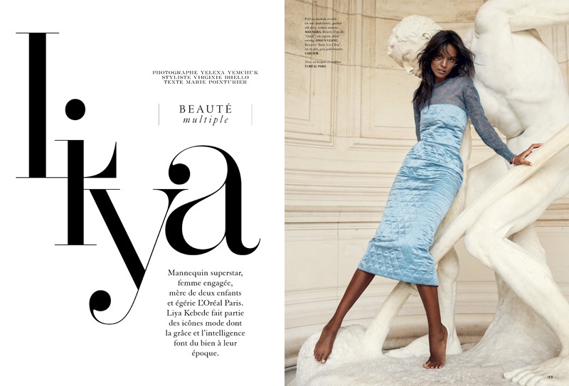 Liya Kebede stars in Air France Madame magazine