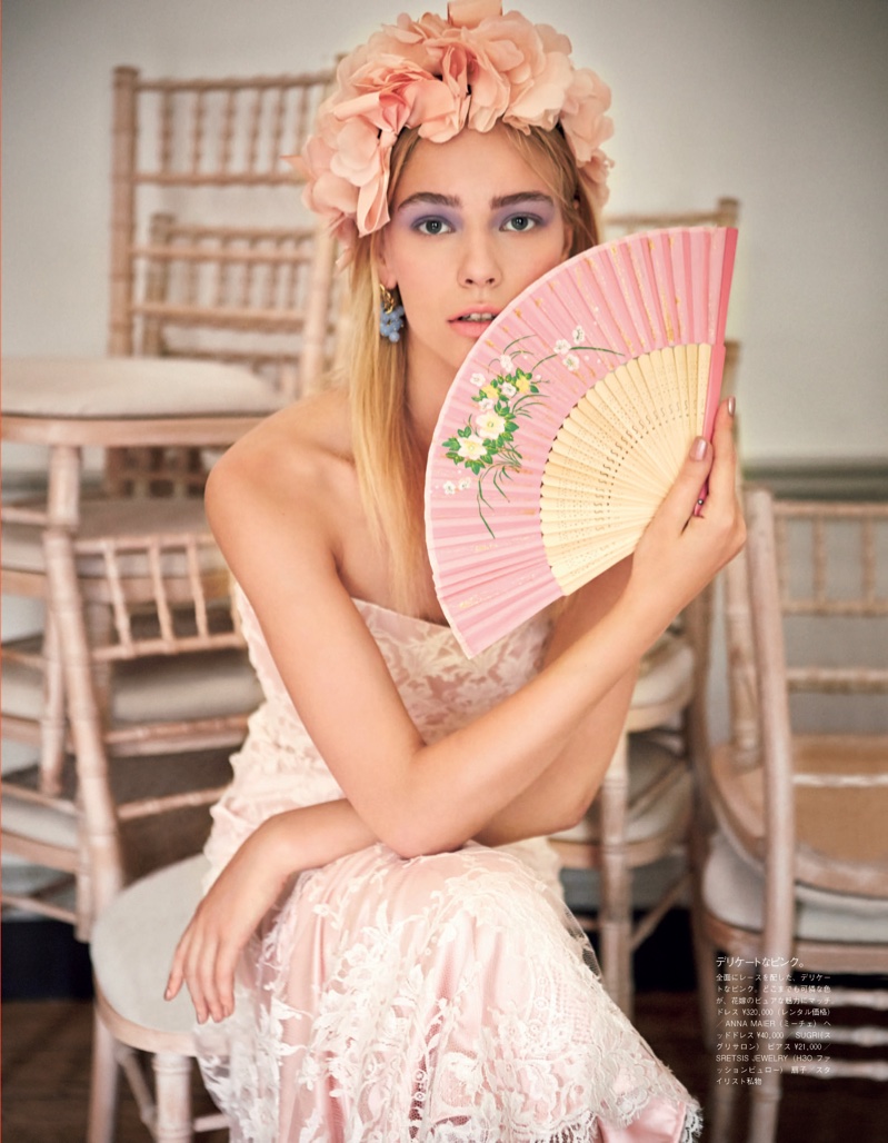 The Princess Wore Pastels Vogue Japan Embraces Colorful Bridal Fashion