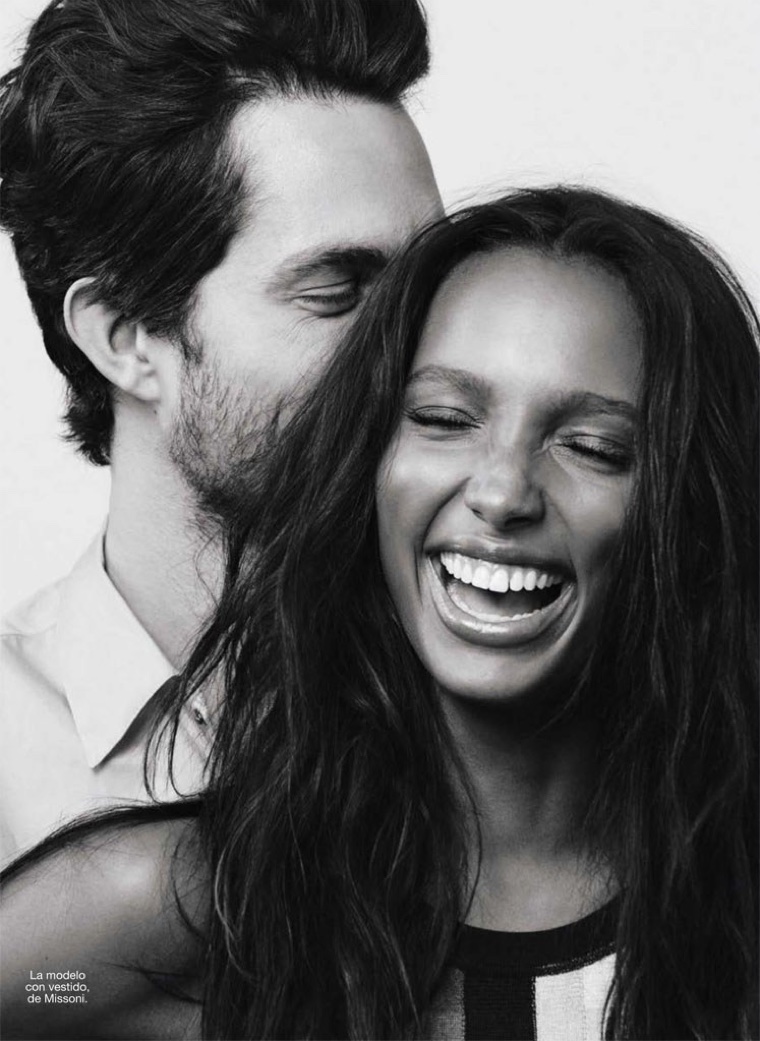 Jason Kim captures the model pair in the fashion spread