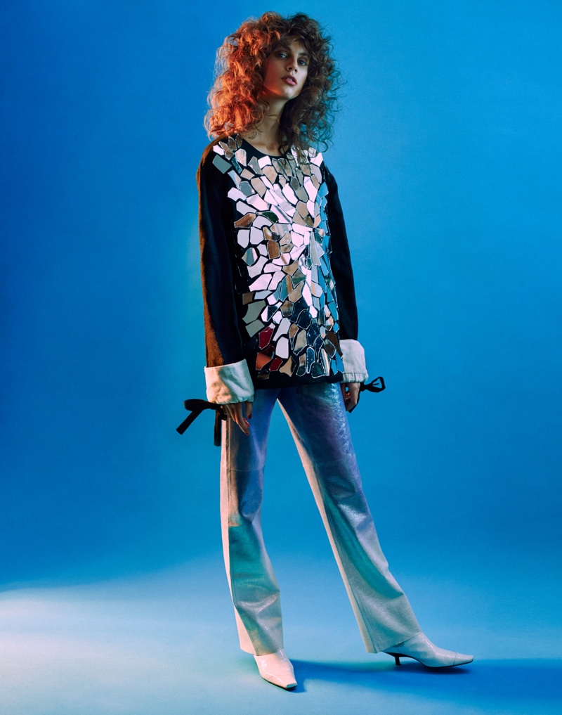 Antonina Petkovic stars in the March issue of Vogue Mexico
