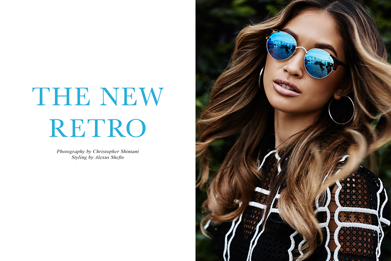 Jocelyn Chew photographed by Chris Shintani in 'The New Retro'