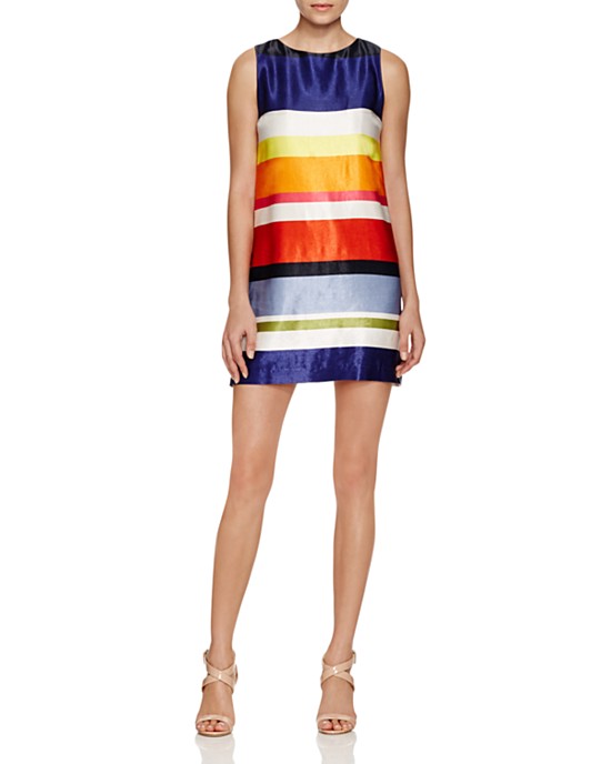 Alice and Olivia Striped Shift Dress