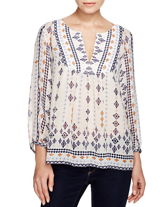 Joie Jenning Printed Tunic Top