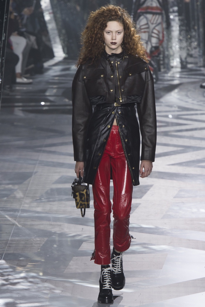 Louis Vuitton features leather jacket for fall-winter 2016 runway show