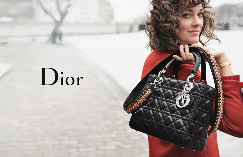 Marion Cotillard poses in Paris for Lady Dior's 2016 campaign