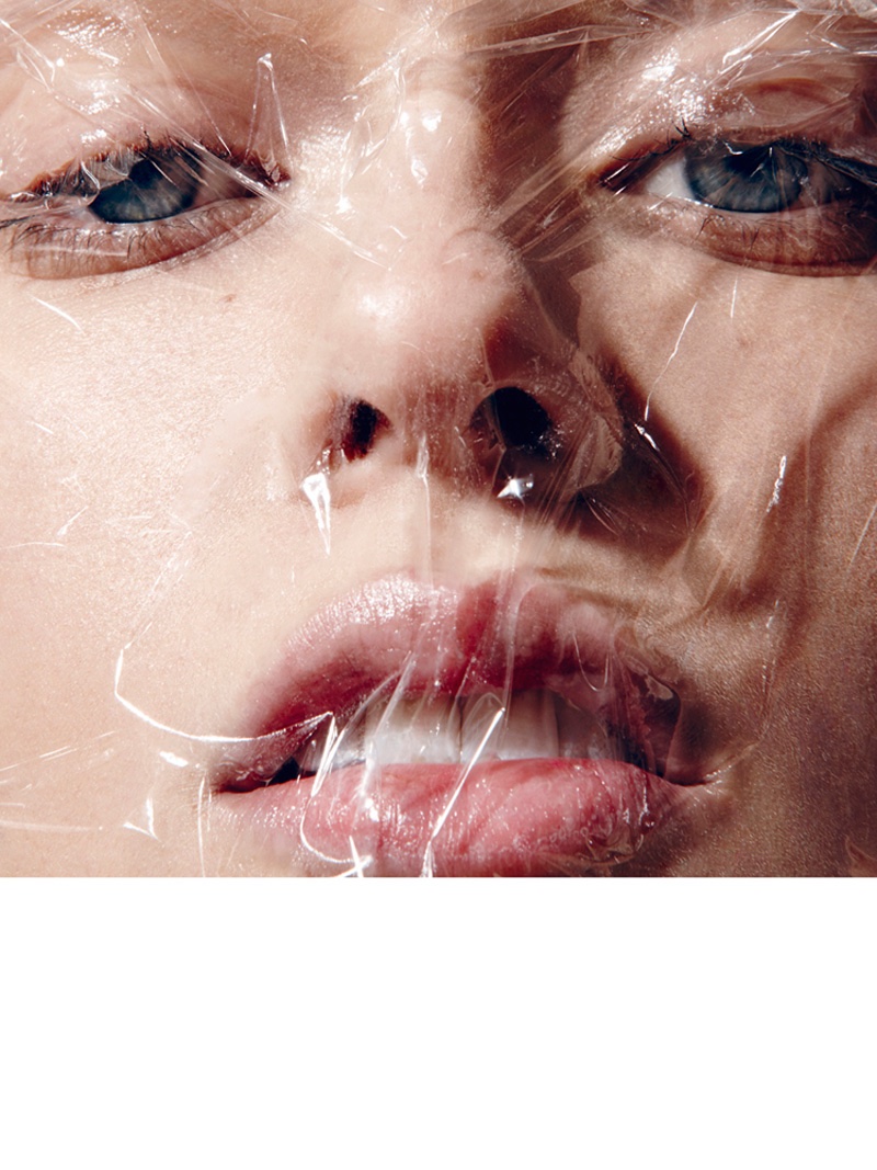 Tess Hellfeuer gets her closeup in the fashion editorial