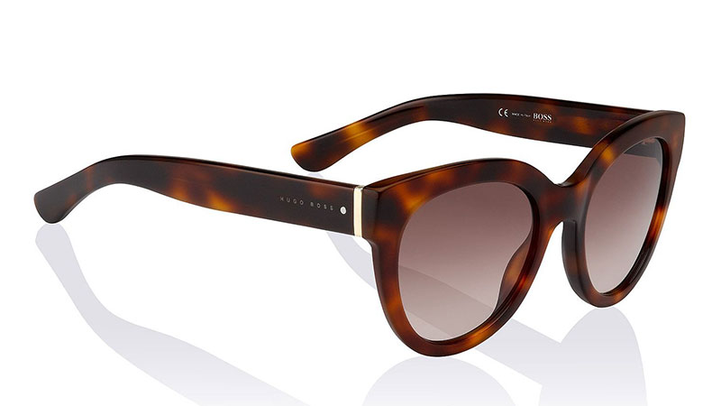 BOSS 0675S Gradient Lens Cateye Sunglasses