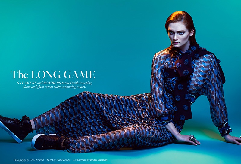 Sophie Touchet stars in FASHION Magazine's May issue