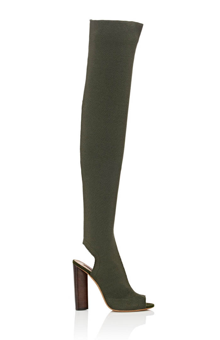 Yeezy Block Heel Knee-High Boots