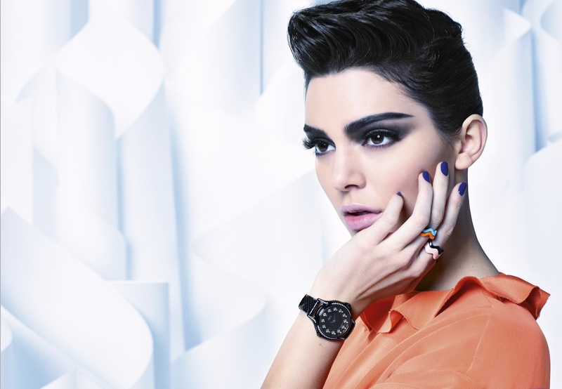 Kendall Jenner wears slick updo in Fendi's fall 2016 campaign